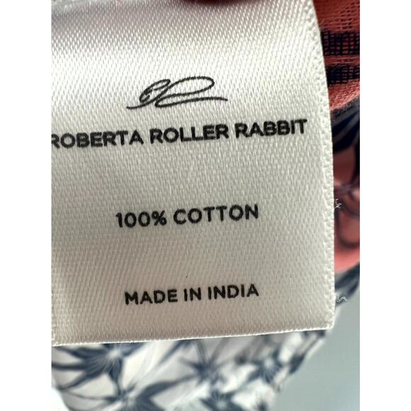 Roberta Roller Rabbit Women's Multicolor Cotton Geometric Swim Coverup One Size - Picture 6 of 8